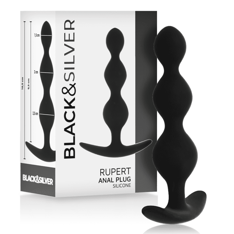 BLACK&SILVER - RUPERT CADENA BOLAS ANALES 10 CM BLACK&SILVER - RUPERT CADENA BOLAS ANALES 10 CM