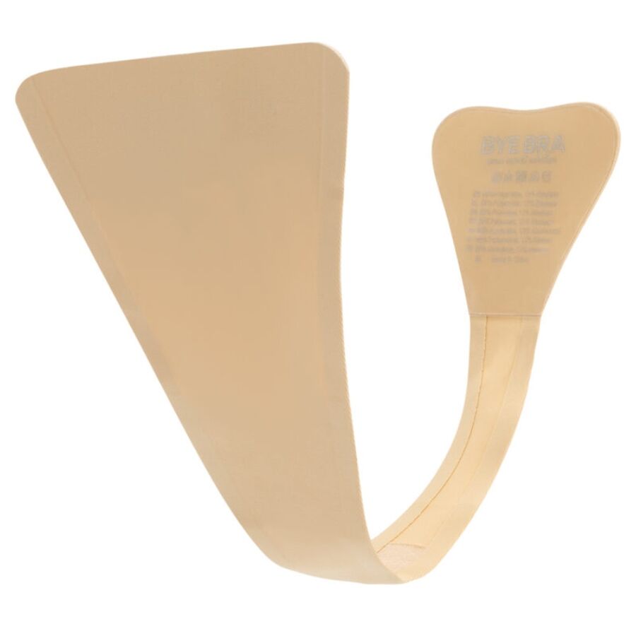 BYE-BRA - TANGA ADHESIVO BEIGE TALLA ÚNICA